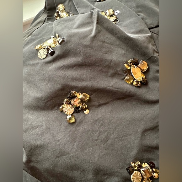 BCBGMaxAzria Bubble Hem Embellished Mini Dress Size 8 - Picture 8 of 9